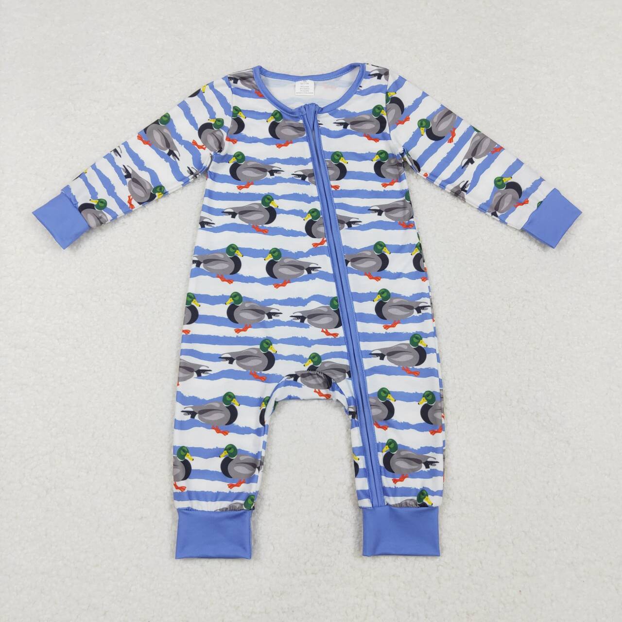 Cotton Baby Onesies Zipper - RTS-Pelele de pato de camuflaje para