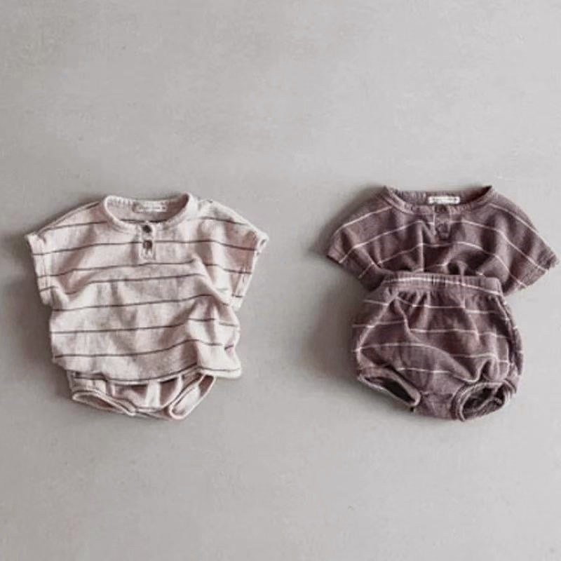 Baby Boy Suit Set Baptism - Nuevo traje de manga corta para