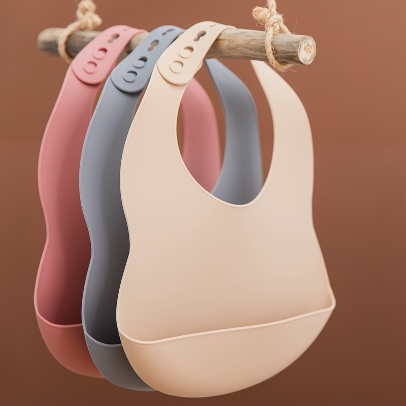 Babero de silicona sin BPA par - Waterproof Baby Bibs Silicone reseña y precio