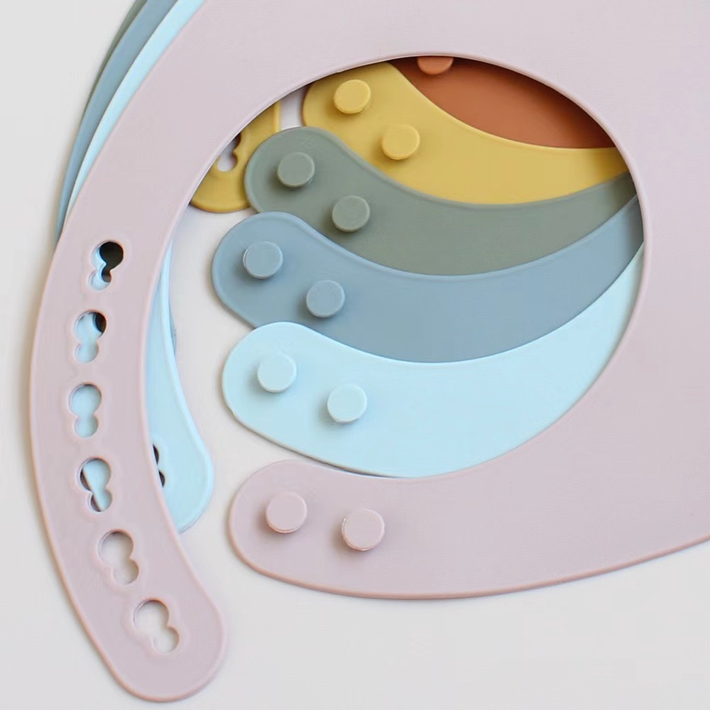 Babero con bandeja de silicona - Waterproof Baby Bibs Silicone reseña y precio