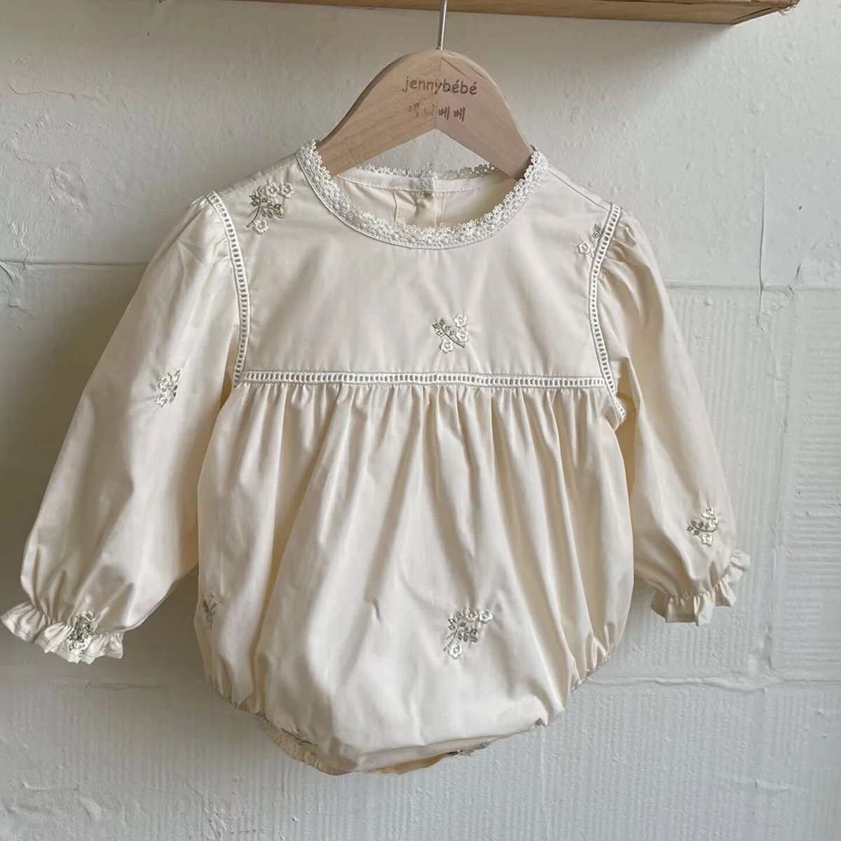 Pelele Floral bordado para niñ - Newborn Baby Girl Romper Floral reseña y precio