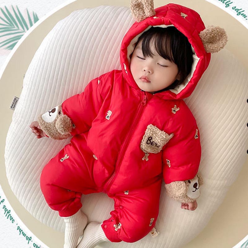 Pelele de invierno para bebé r - Cotton Baby Onesies Zipper reseña y precio