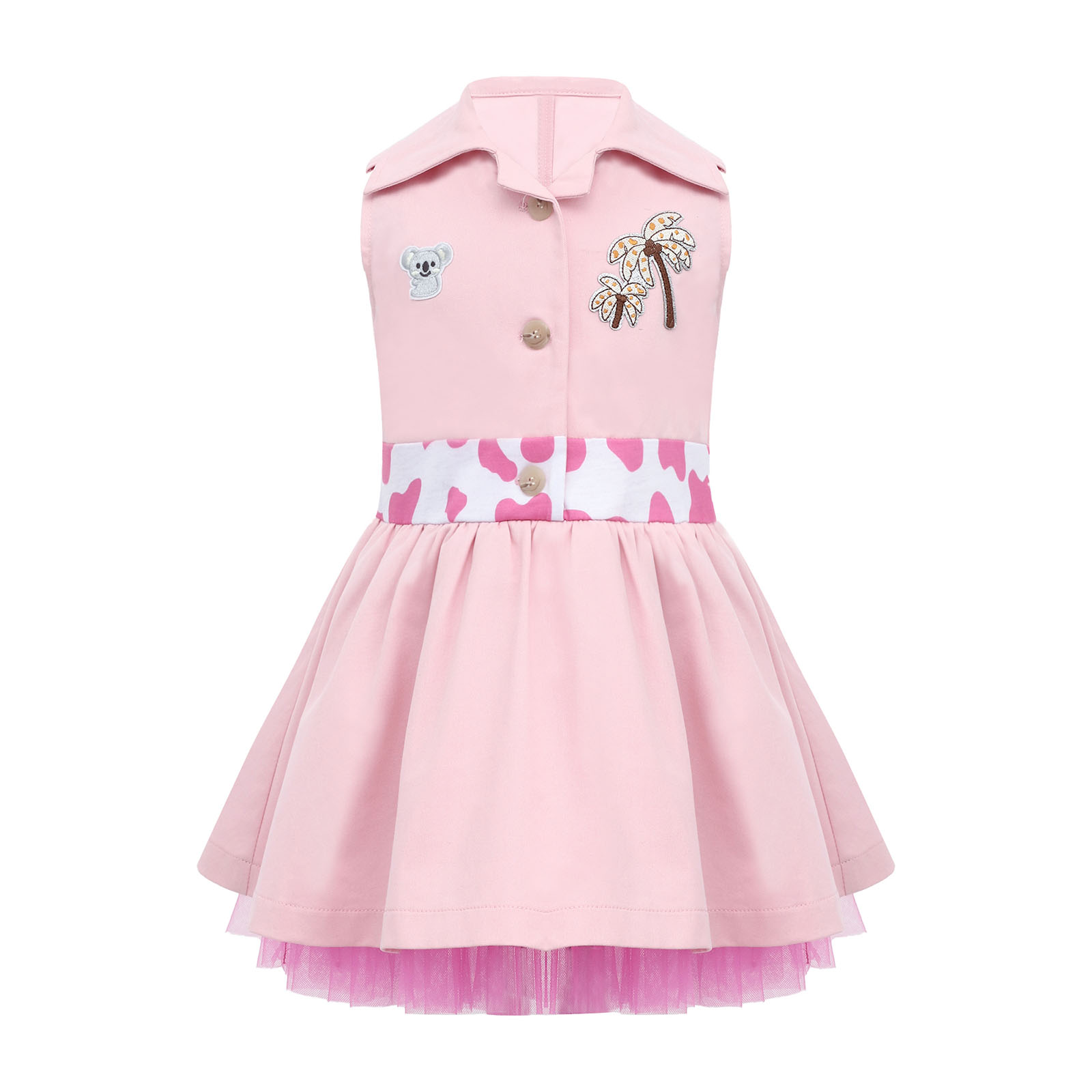 Vestido de tul sin mangas para - Toddler Girl Tulle Party Dress reseña y precio