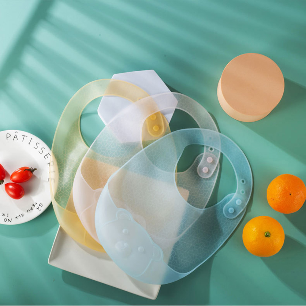 Babero para comer para bebé, b - Waterproof Baby Bibs Silicone reseña y precio