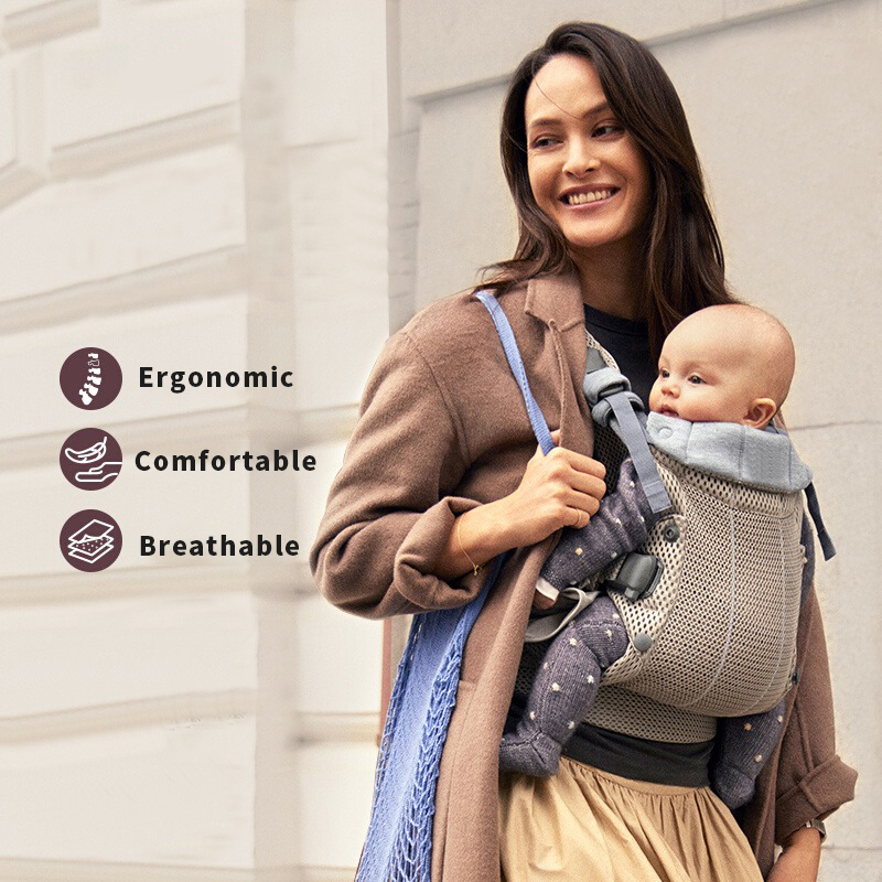 Portabebés BabyBjorn en malla  - Ergonomic Baby Carrier Newborn To Toddler reseña y precio