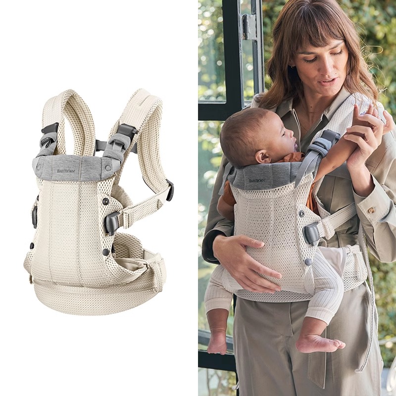 Portabebés BabyBjorn en malla  - Ergonomic Baby Carrier Newborn To Toddler reseña y precio