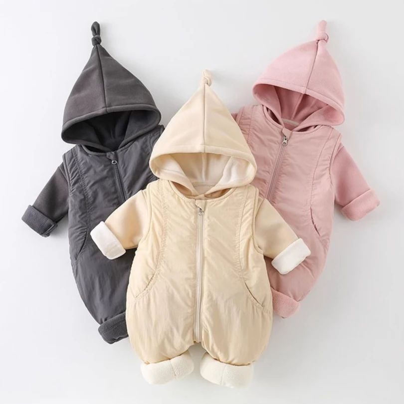 Pelele de algodón grueso para  - Cotton Baby Onesies Zipper reseña y precio