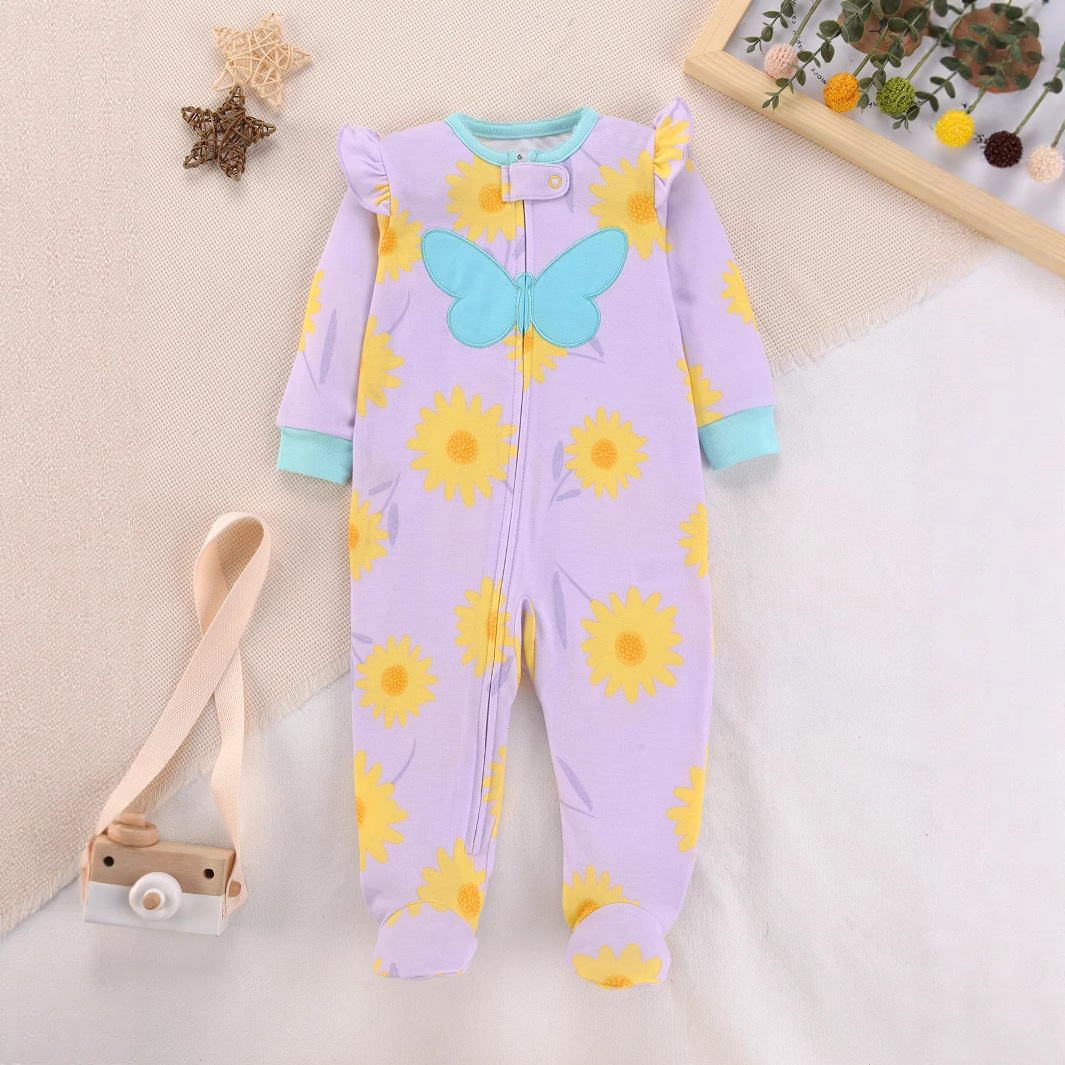 Pijama de Algodón Puro para Be - Cotton Baby Onesies Zipper reseña y precio