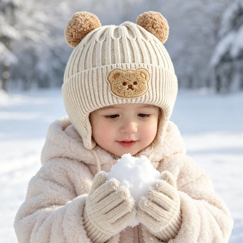 1-10PCS Gorro de Punto con Ore - Infant Beanie Hat With Ears reseña y precio