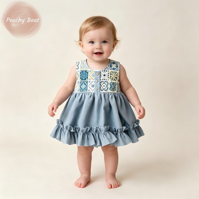 Conjunto de Ropa de Verano par - Baby Summer Linen Sleeveless Jumpsuit reseña y precio