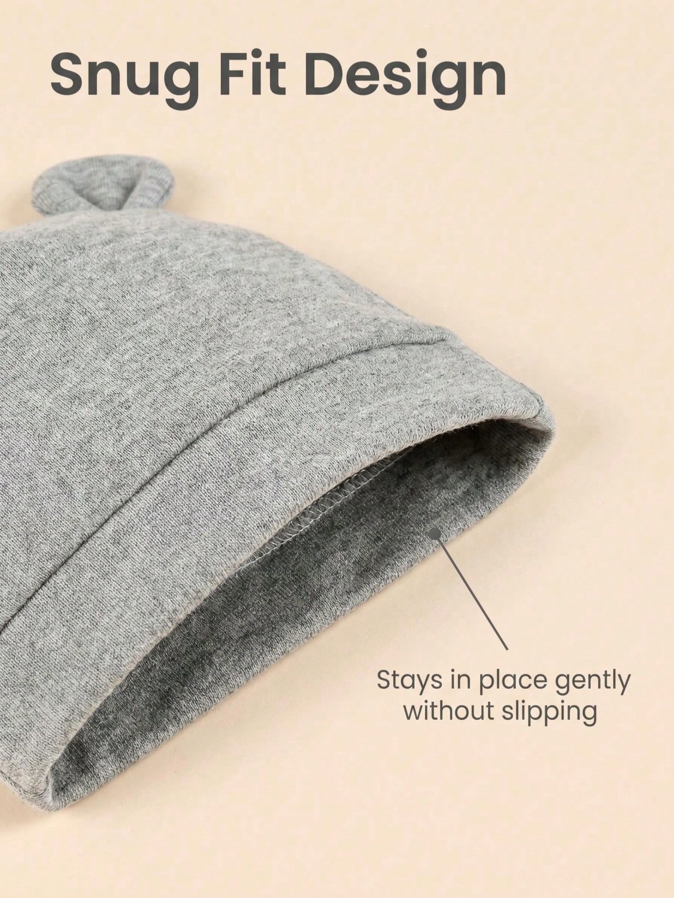 Paquete de 3 Gorros de Punto d - Infant Beanie Hat With Ears reseña y precio