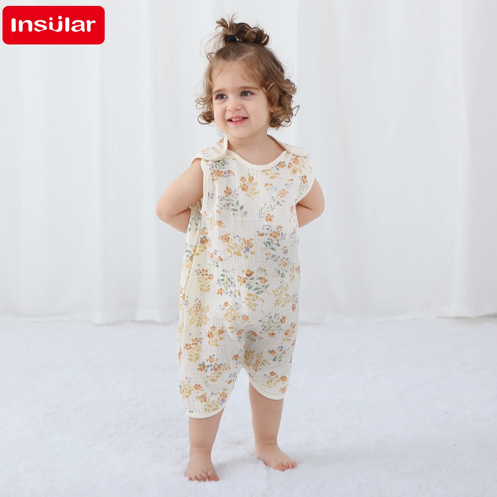 INSULAR Body para bebé recién  - Newborn Baby Girl Romper Floral reseña y precio