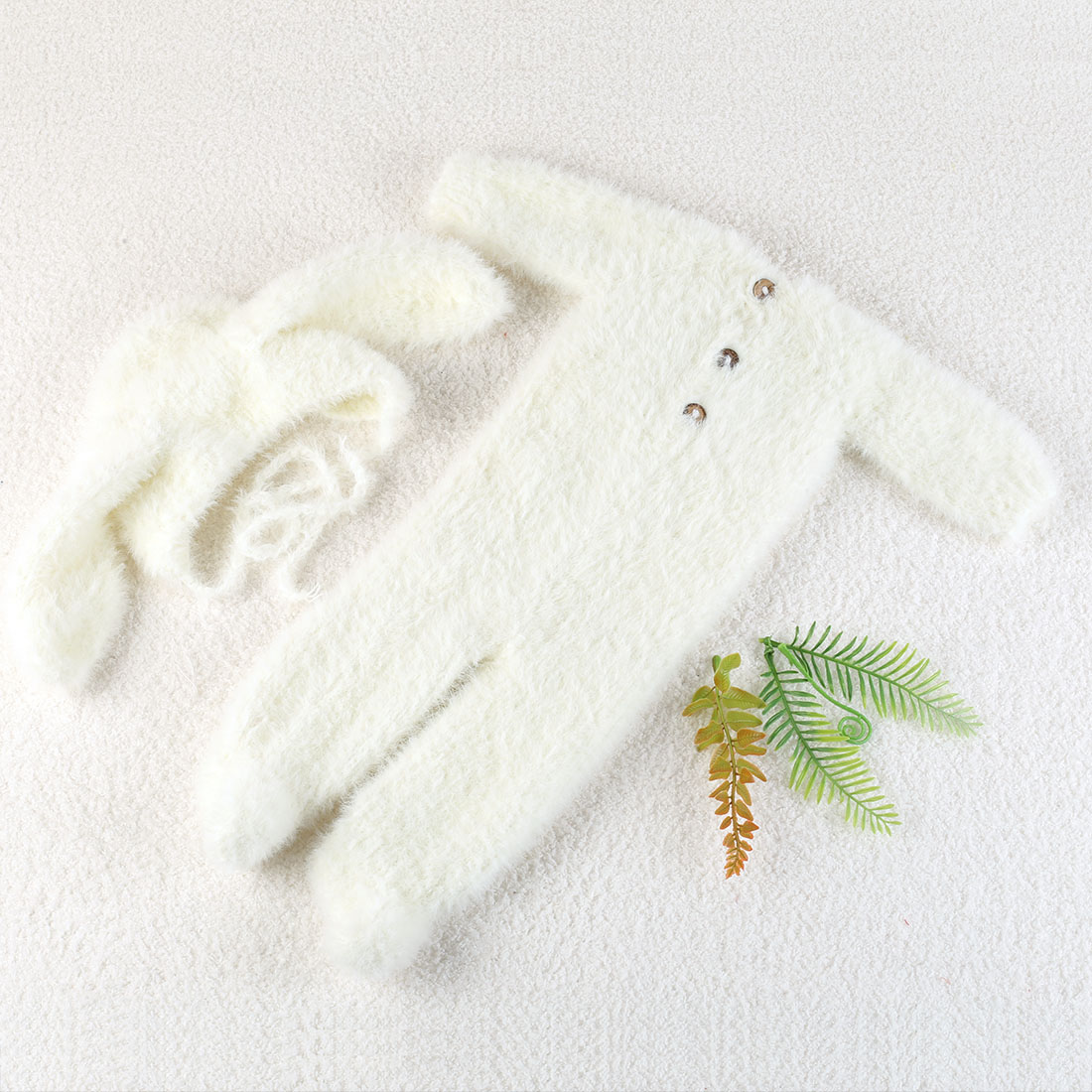 Conjunto de Ropa Tejida Vintag - Infant Photography Props Outfit reseña y precio