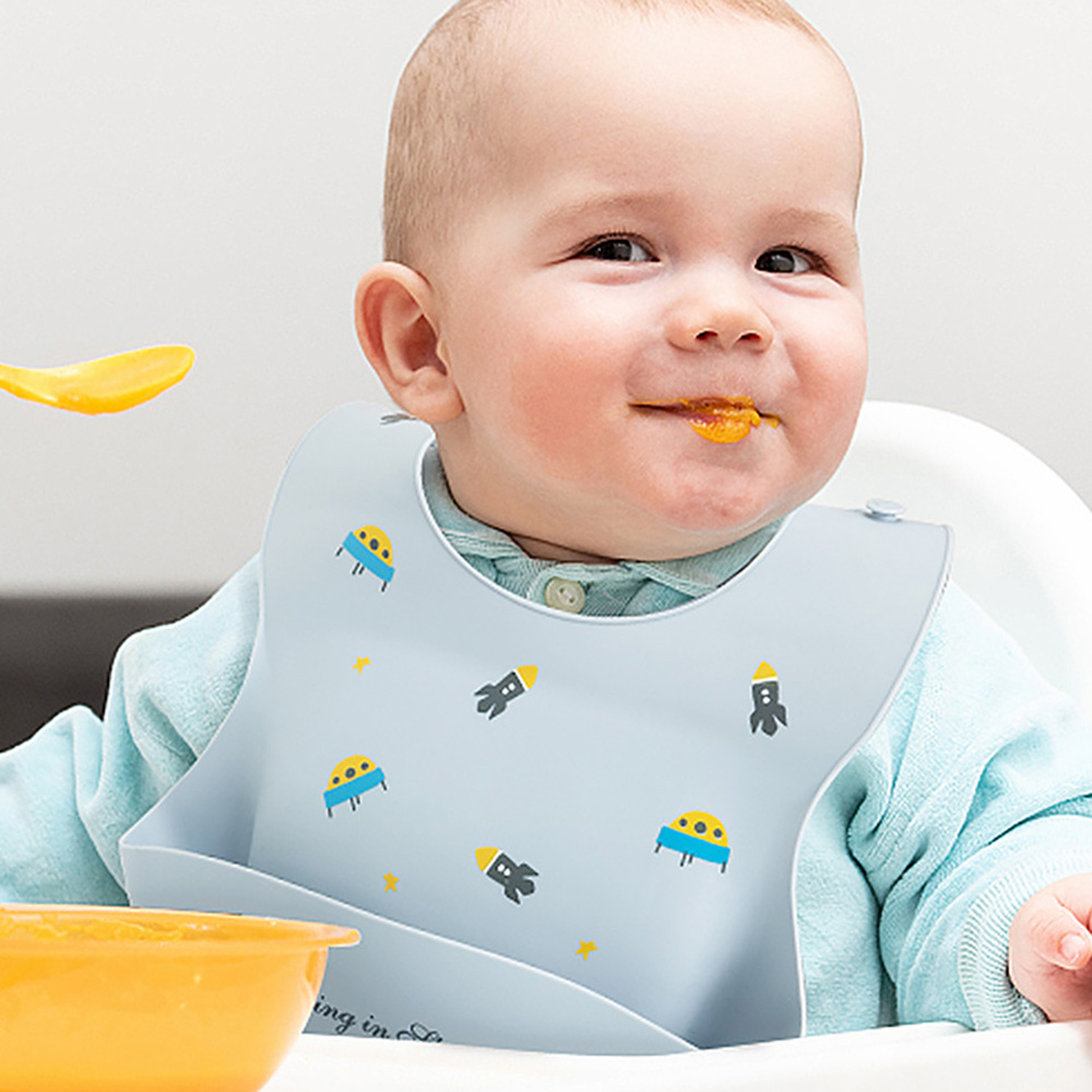 Baberos de bebé impermeables,  - Waterproof Baby Bibs Silicone reseña y precio