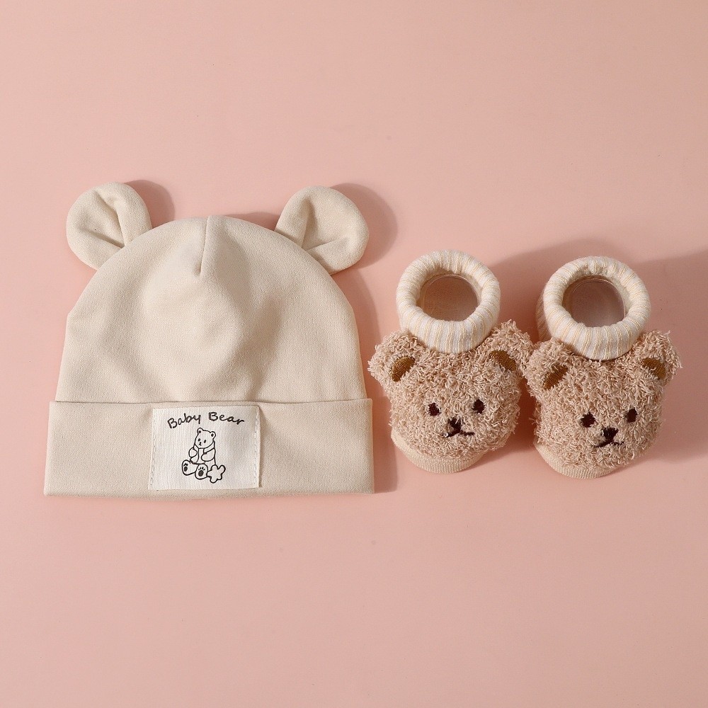 Juego de 2 Piezas de Gorro y C - Infant Beanie Hat With Ears reseña y precio
