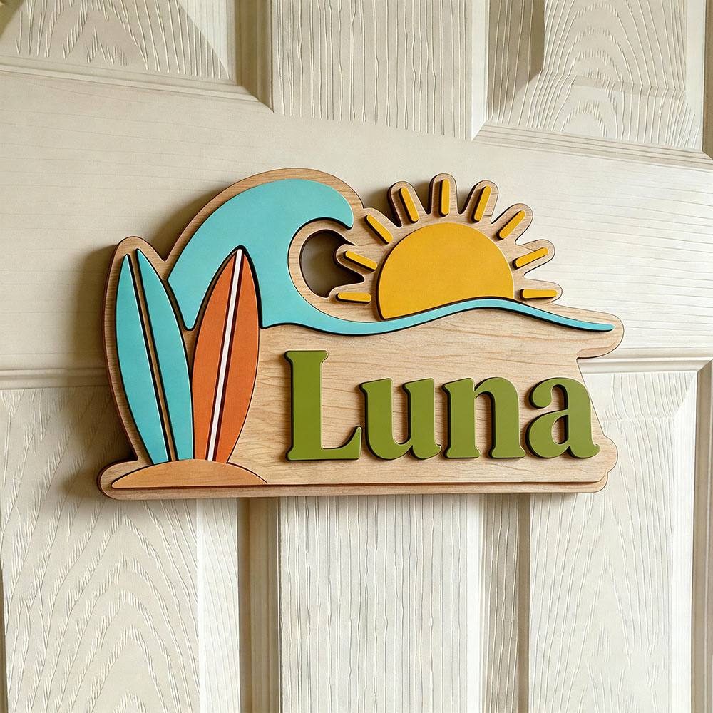 Letrero de puerta personalizad - Nursery reseña y precio